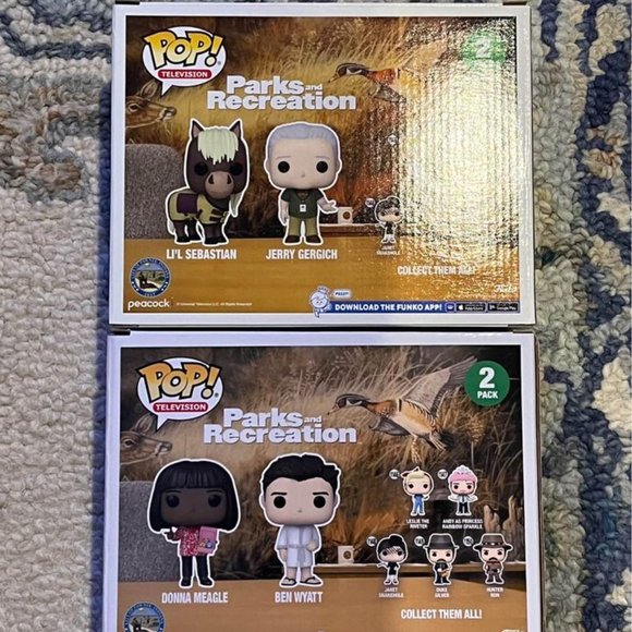 Funko Pop! Vinyl Parks and Recreation Target Bundle LOT! - Picture 2 of 3